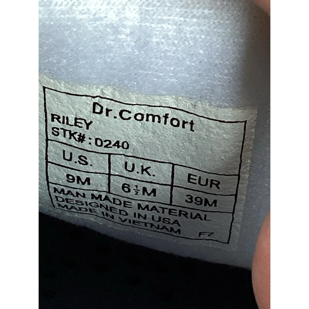 Dr Comfort Womens Size 9M 9 White Riley Therapeutic Shoes Lace Up Comfort